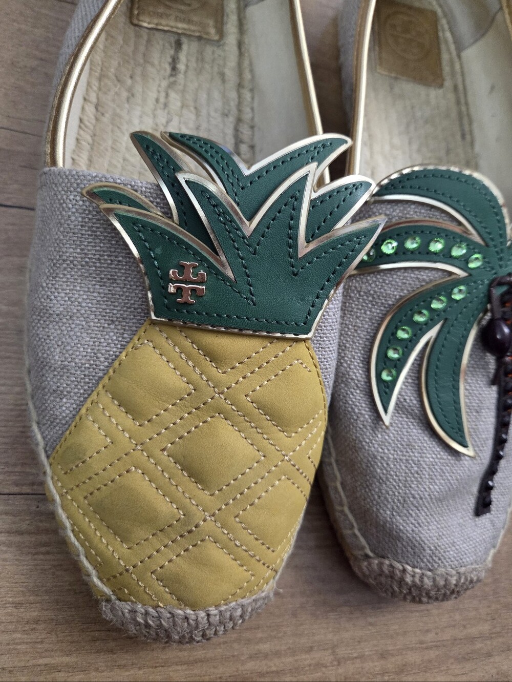 Tory Burch Castaway Embellished Espadrille Flats - Picture 6 of 16